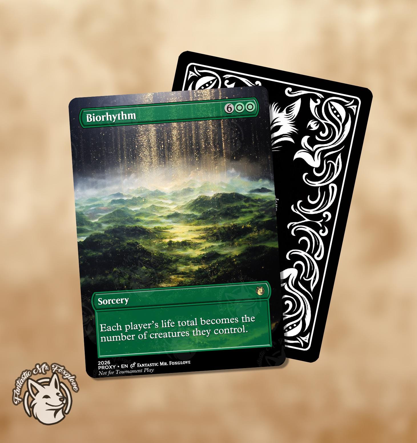 Biorhythm | Proxy Card - Etsy