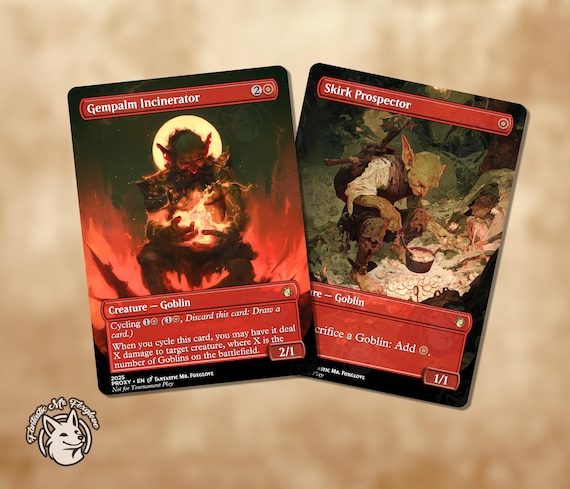 Gempalm Incinerator & Skirk Prospector | Proxy Cards