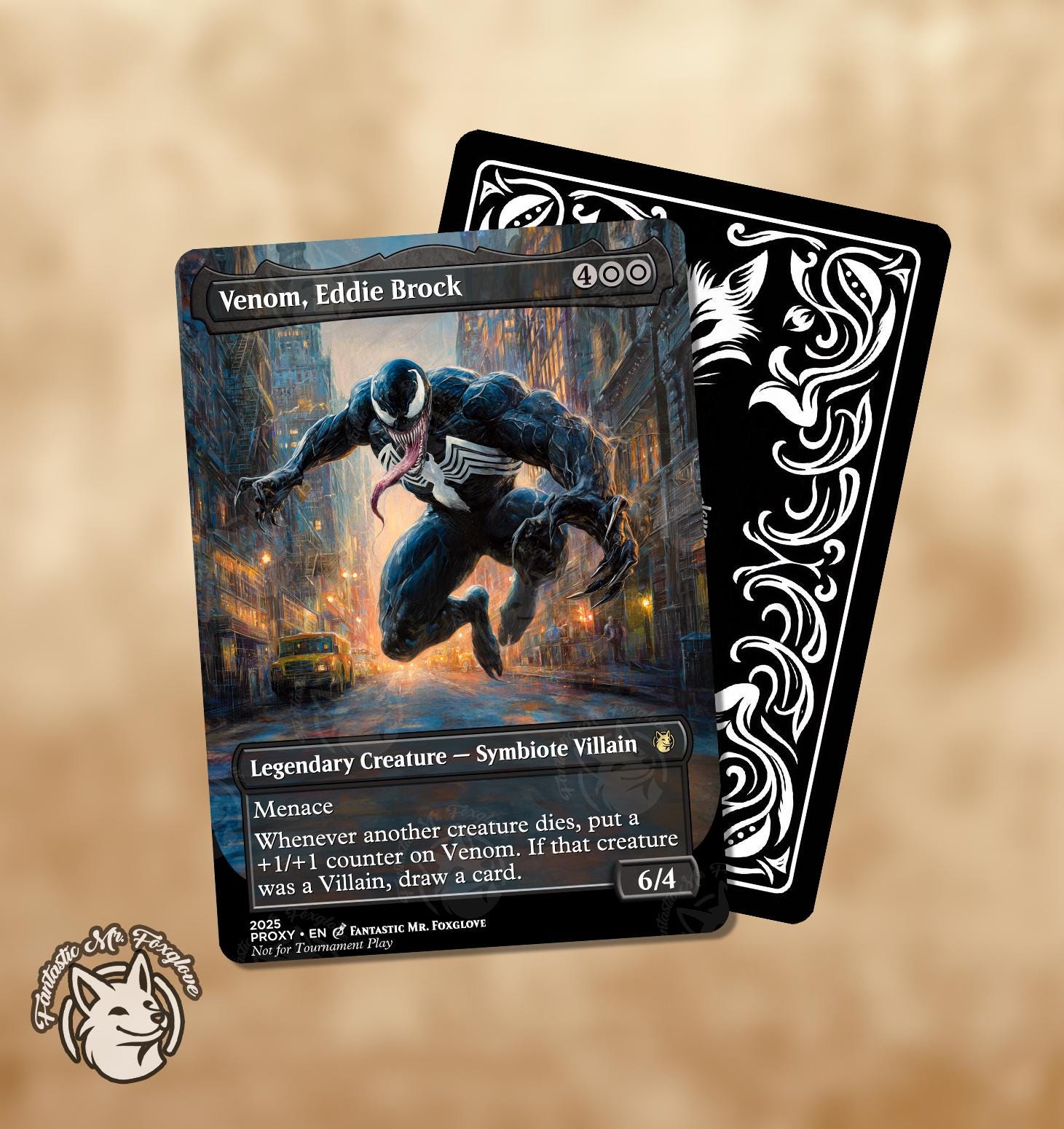 Venom, Eddie Brock | Proxy Card — Choose Your Art! - Etsy