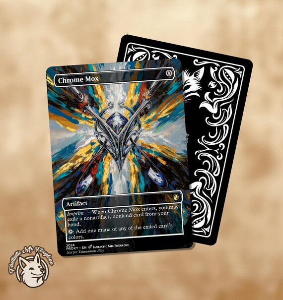 Chrome Mox & Mox Diamond | Proxy Cards - Etsy