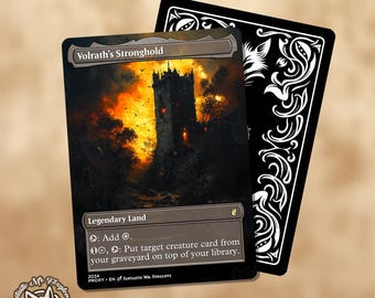 Volrath's Stronghold ヴォルラスの要塞 ヴォルラス の 要塞 ヴォルラスの要塞カスタムメイドゲームカード