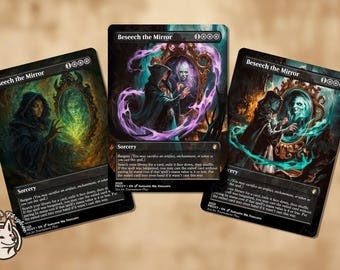 Beseech the Mirror - Full Art Custom Card - Etsy