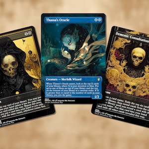 Zestaw Thoracle Combo | Karty proxy — Wyrocznia Thassy, Skażony pakt i Demoniczna konsultacja