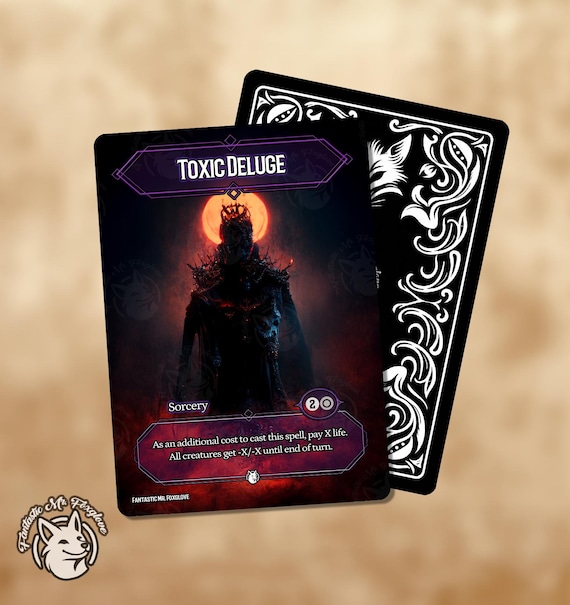 Toxic Deluge | Proxy Card — Choose Your Card Frame!
