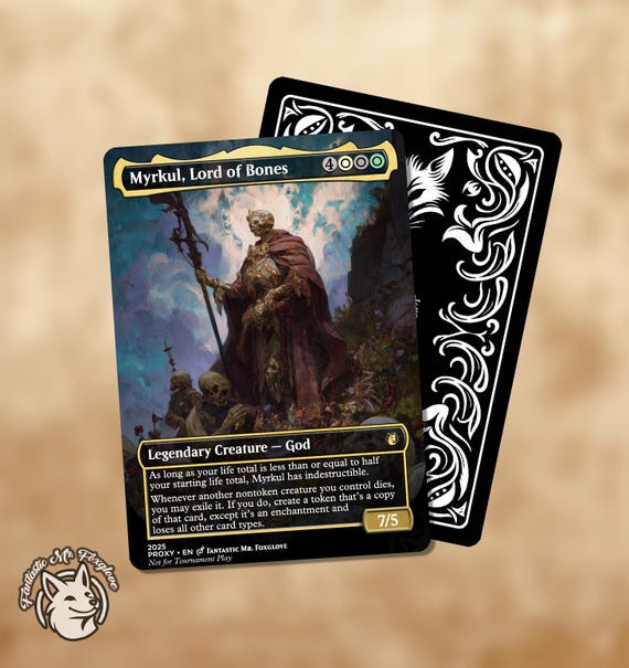Myrkul, Lord of Bones | Proxy Card - Etsy Israel