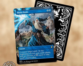 Mana Drain | Proxy Card - Etsy