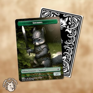 Jeton écureuil | Carte de procuration