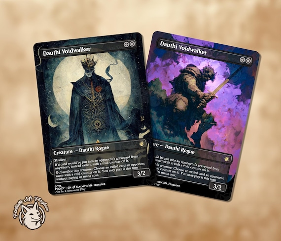 Dauthi Voidwalker | Proxy Card — choose Your Art! - Etsy