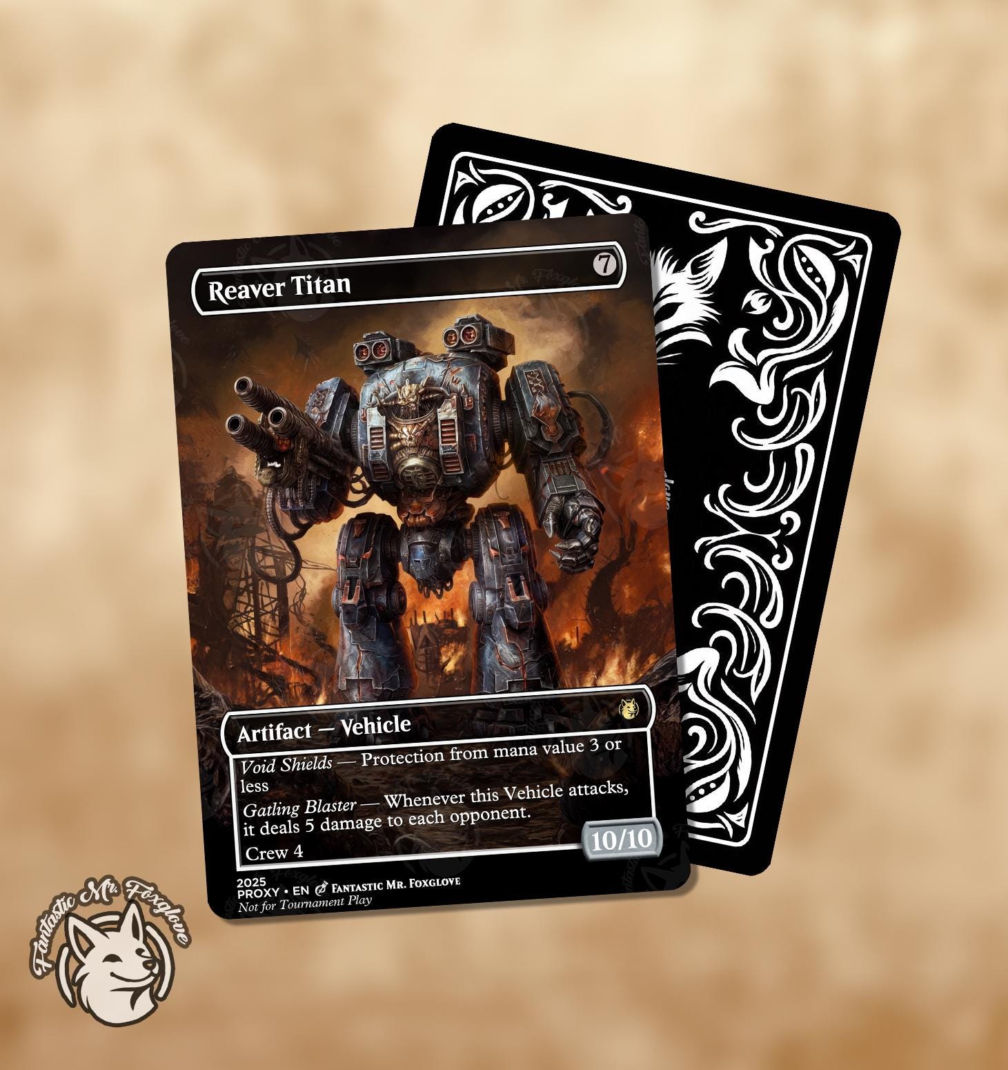 Reaver Titan | Proxy Card - Etsy
