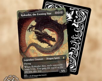 Kokusho, the Evening Star | Proxy Card - Etsy