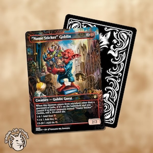 Aufkleber Wichtel | Proxy Card — Option für Custom Sticker Hell Goblin (so originalgetreu wie möglich) und _____ Goblin