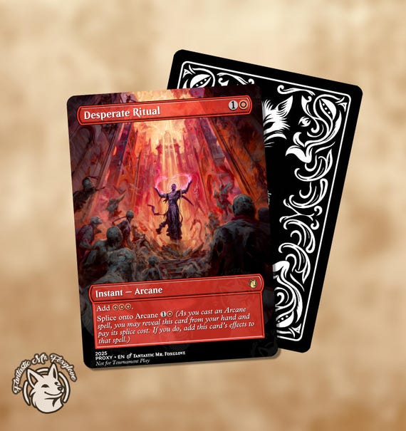 Desperate Ritual | Proxy Card - Etsy