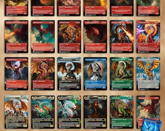 25+ drakennietjes | Proxykaarten: oude draken, Ureni, Teval, Betor, Tiamat, Miirym, de draak Ur-Draak: Get Vol. I & II voor 3 gratis kaarten!