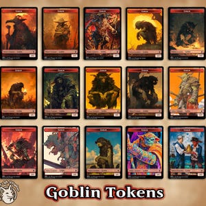 Tarjetas de ficha/proxy de duende: ¡15 artes para elegir!