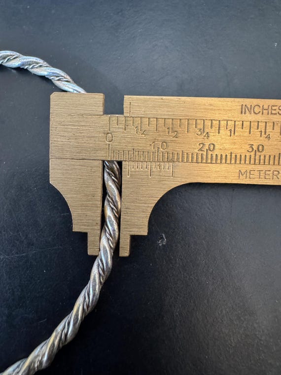 Solid STERLING Silver Twisted Rope Bangle Bracelet - image 7