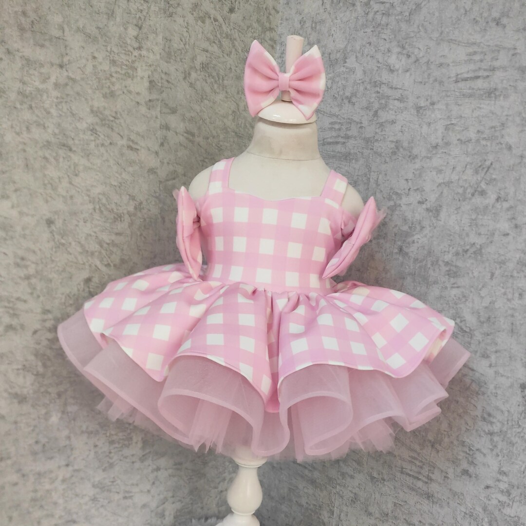 puff sleeves dress Clo Sleeve Midi - Blue Stripe ohq Born Toys Dress Up Size:18MON