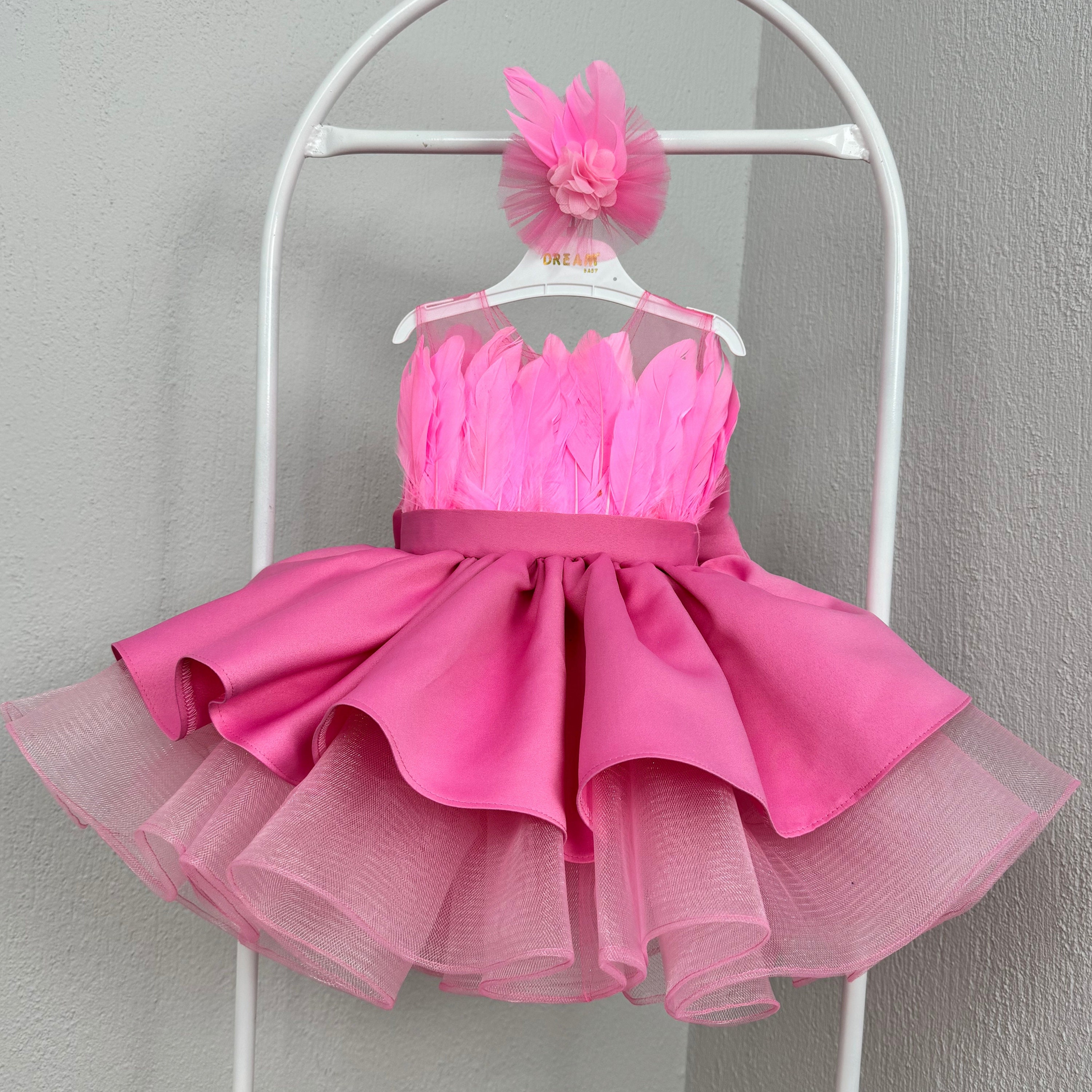 Fairy Princess Feather Dress  Enchanting Gown for Photoshoots & Pageants -  Etsy