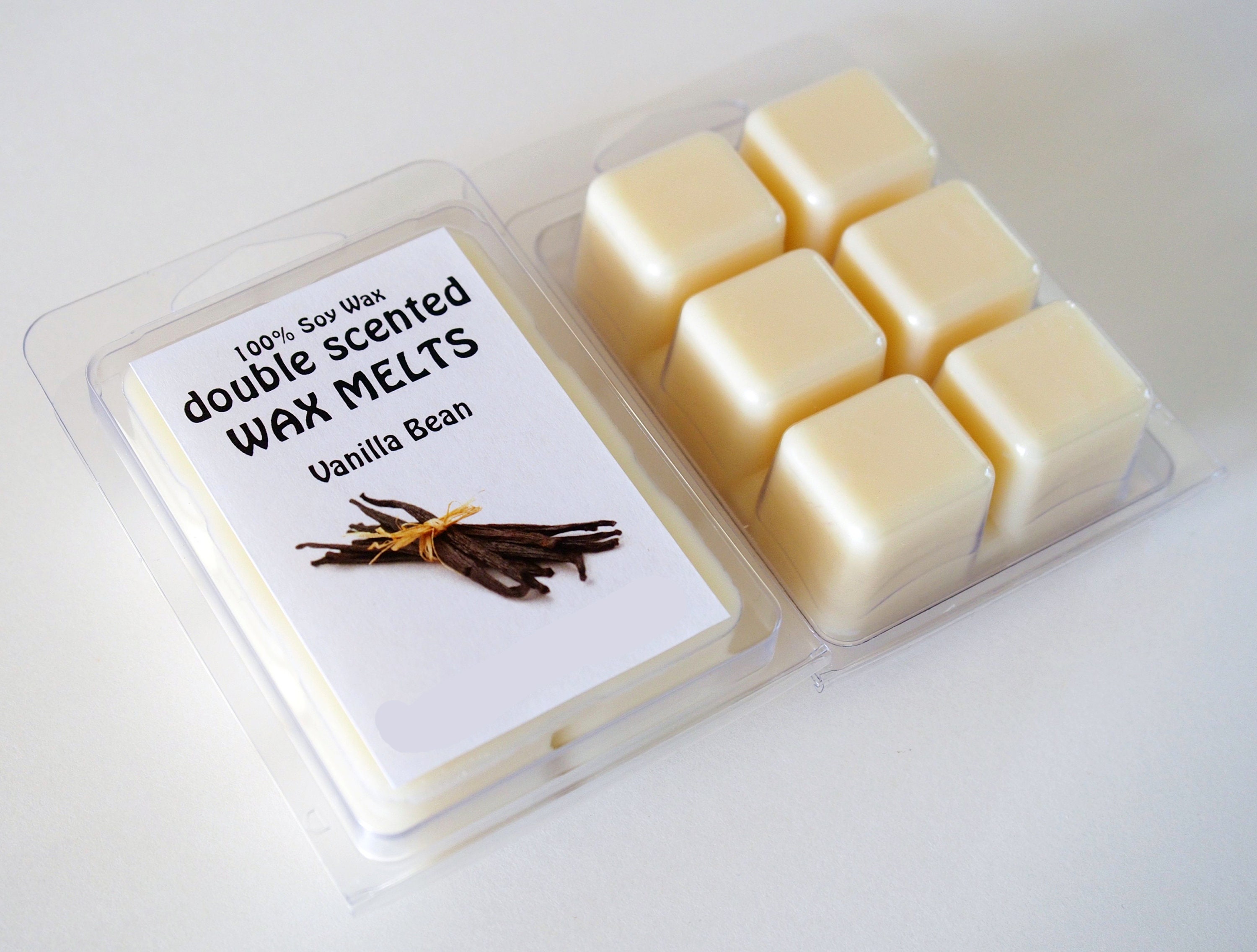 Vanilla Bean Strong  Scented Soy Wax Melts  - Hand Made Soy Wax Melts