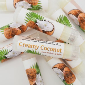 Coconut | TROPICAL FLAVORS | Handmade All-Natural Lip Balm | | Lip Balm Lovers Paradise