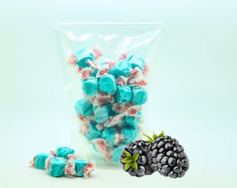 Salt Water Taffy Blue Raspberry Flavor 1/2 LB