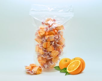 Salt Water Taffy Orange  Flavor 1/2 LB