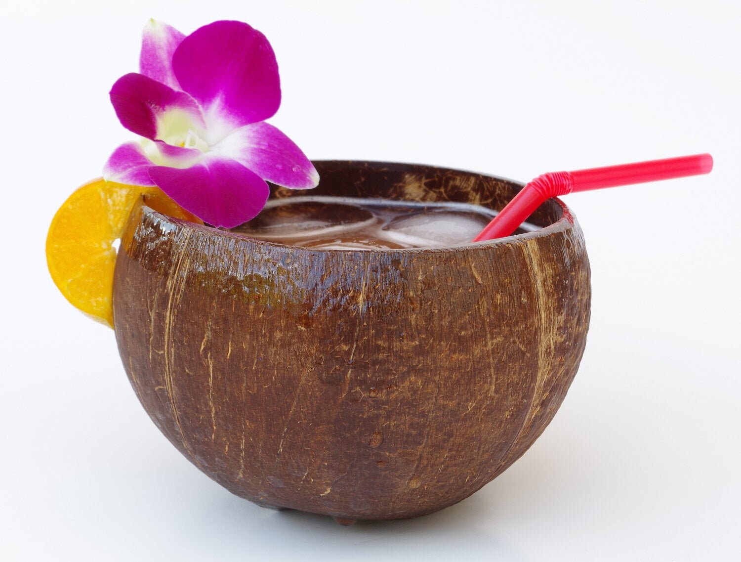 Coconut Cup, Luau Party Decoration, Tropical Decor, Aloha Party Decor…