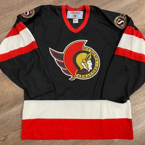 Vintage Ottawa Senators NHL Hockey Jersey, Size Large