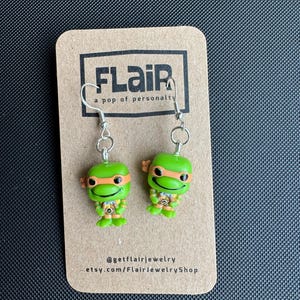 Michaelangelo TMNT Earrings