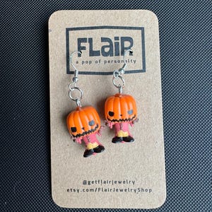 Pumpkin King Earrings
