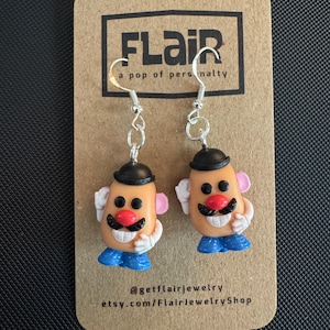 Mr Potato Head Earrings