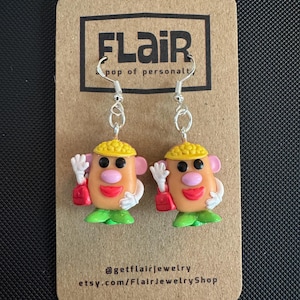 Mrs Potato Head Earrings