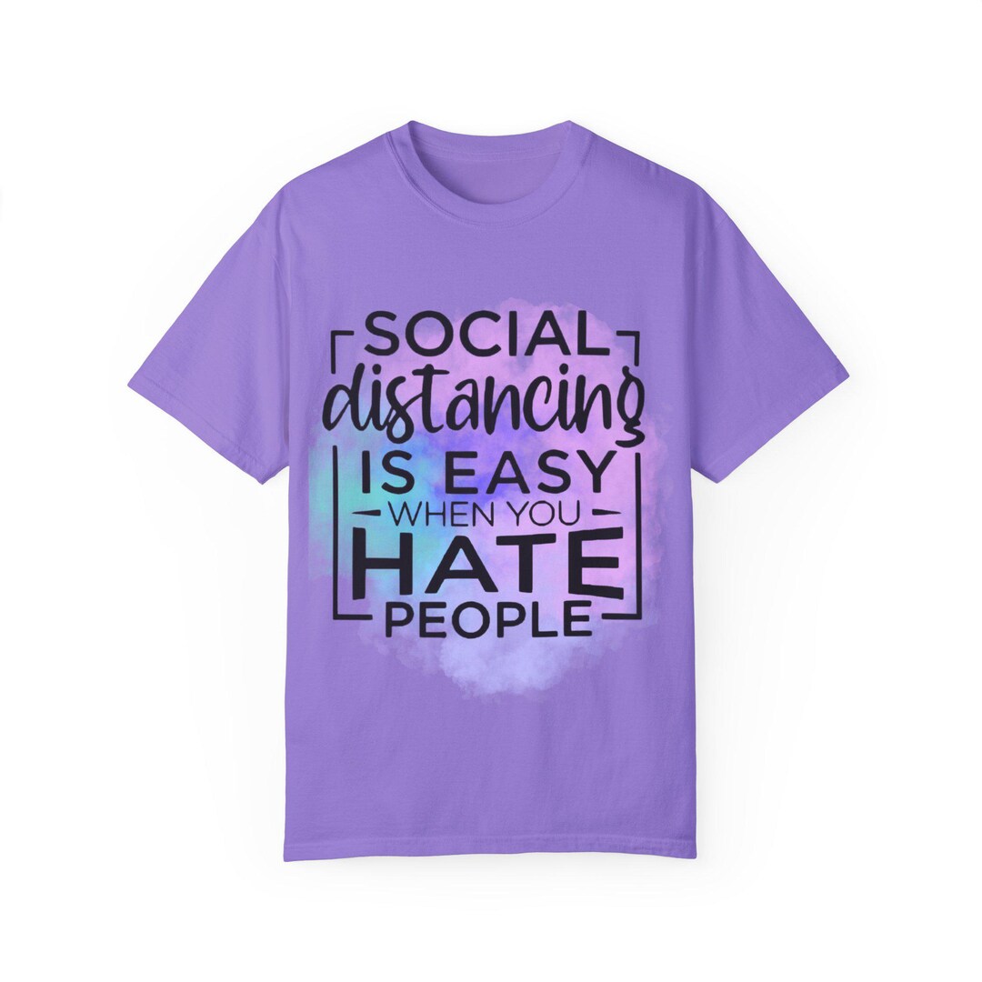 Funny Social Distancing T-shirt: Humorous Introvert Gift - Etsy