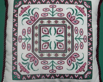 Premiere Pillow Cross Stitch Pattern Download