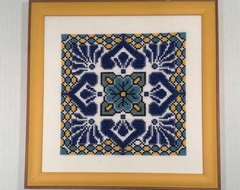 Acapulco: Stitched and Framed