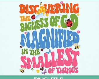 Magnified VBS 2025 PNG: Discovering God (Digital Download)