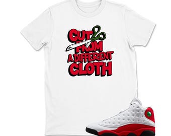 CLOTh Sneaker Shirt Black to Match Jordan 13 OG Chicago Red/White, Shirts To Match Retro Jordan 13 OG Chicago, sweatshirt, Hoodie