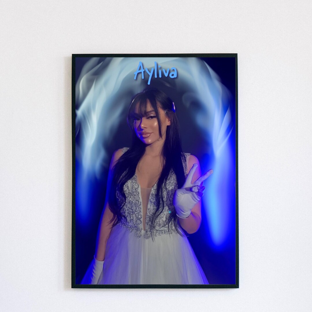 Ayliva Poster Vintage Singer - Leinwand Wandkunst 30x45cm