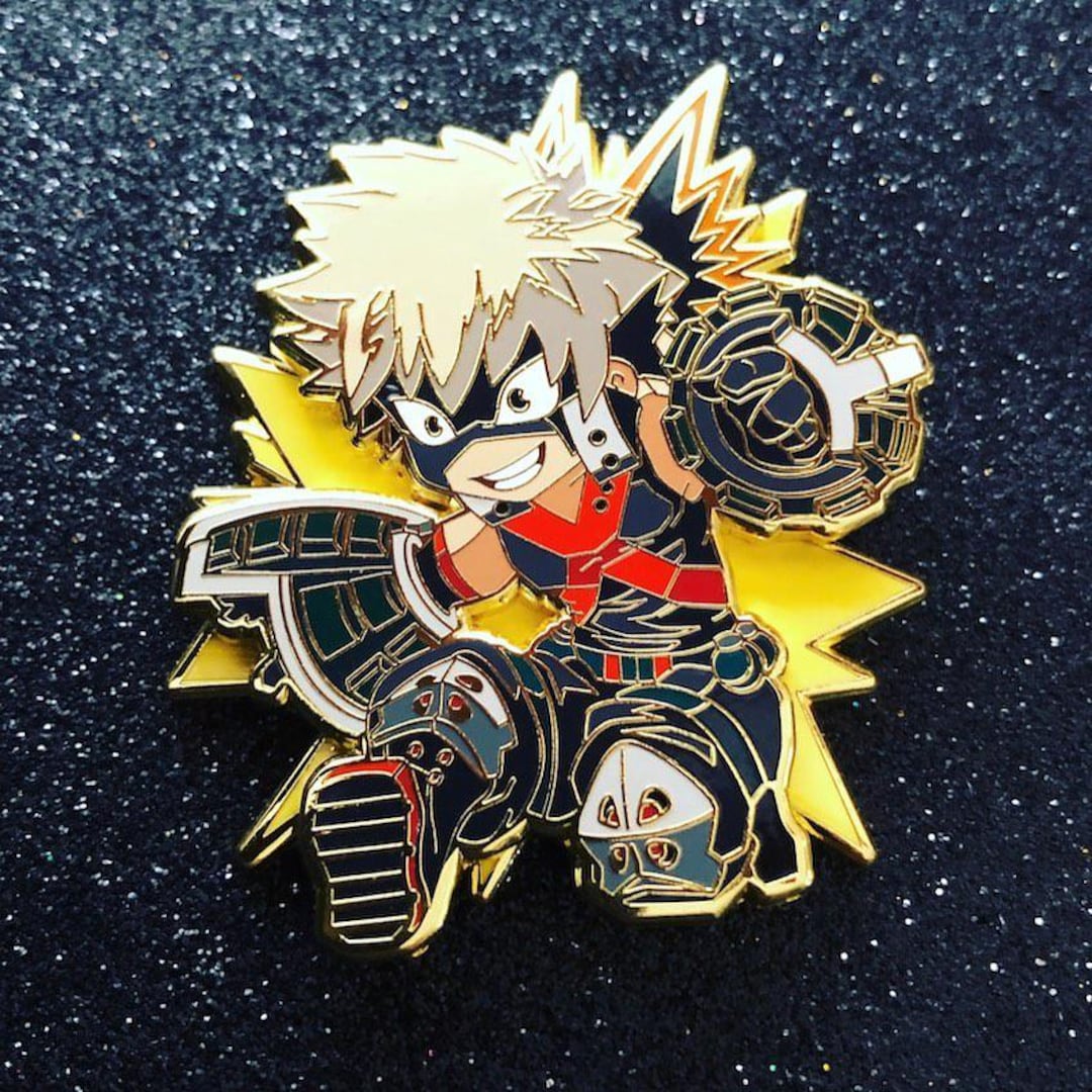 Explosion Boy Enamel Pin - Etsy