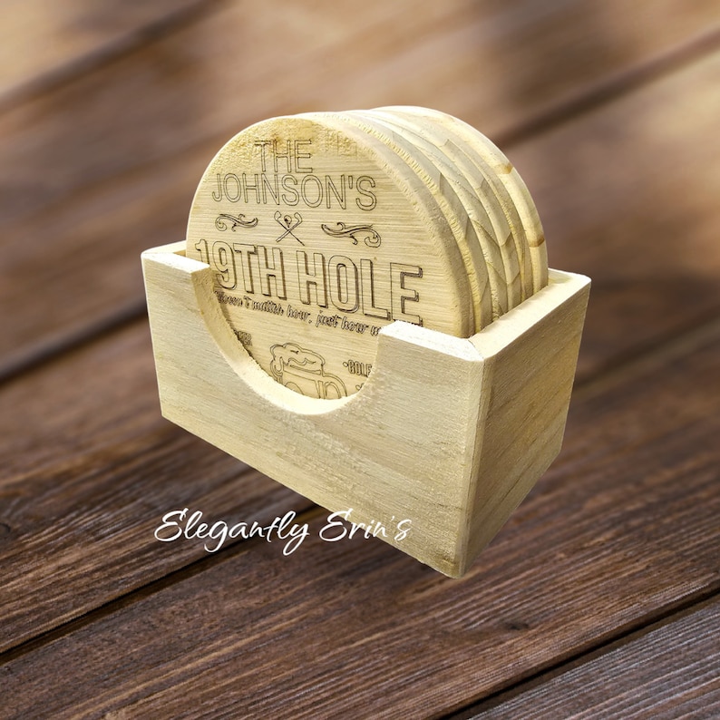 ElegantlyErins Golf Coasters