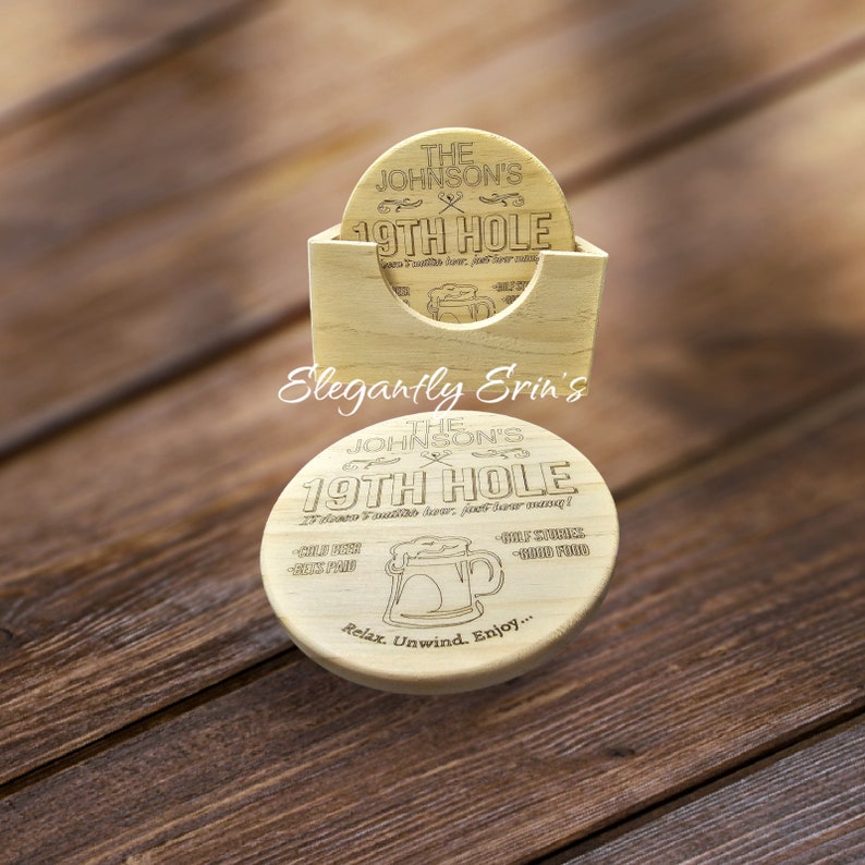 ElegantlyErins Golf Coasters - Thumbnail 4