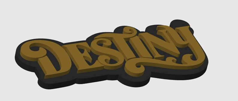 Magical 3D Logo Inspired by Destiny **STL 3D File** - Etsy