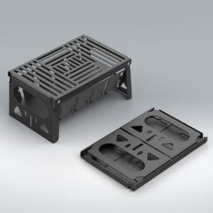 Best Fire pit Collapsible, Barbecue Dxf Files for Plasma, Foldable Fire Pit, DIY metalwork, Laser, Portable, Camping