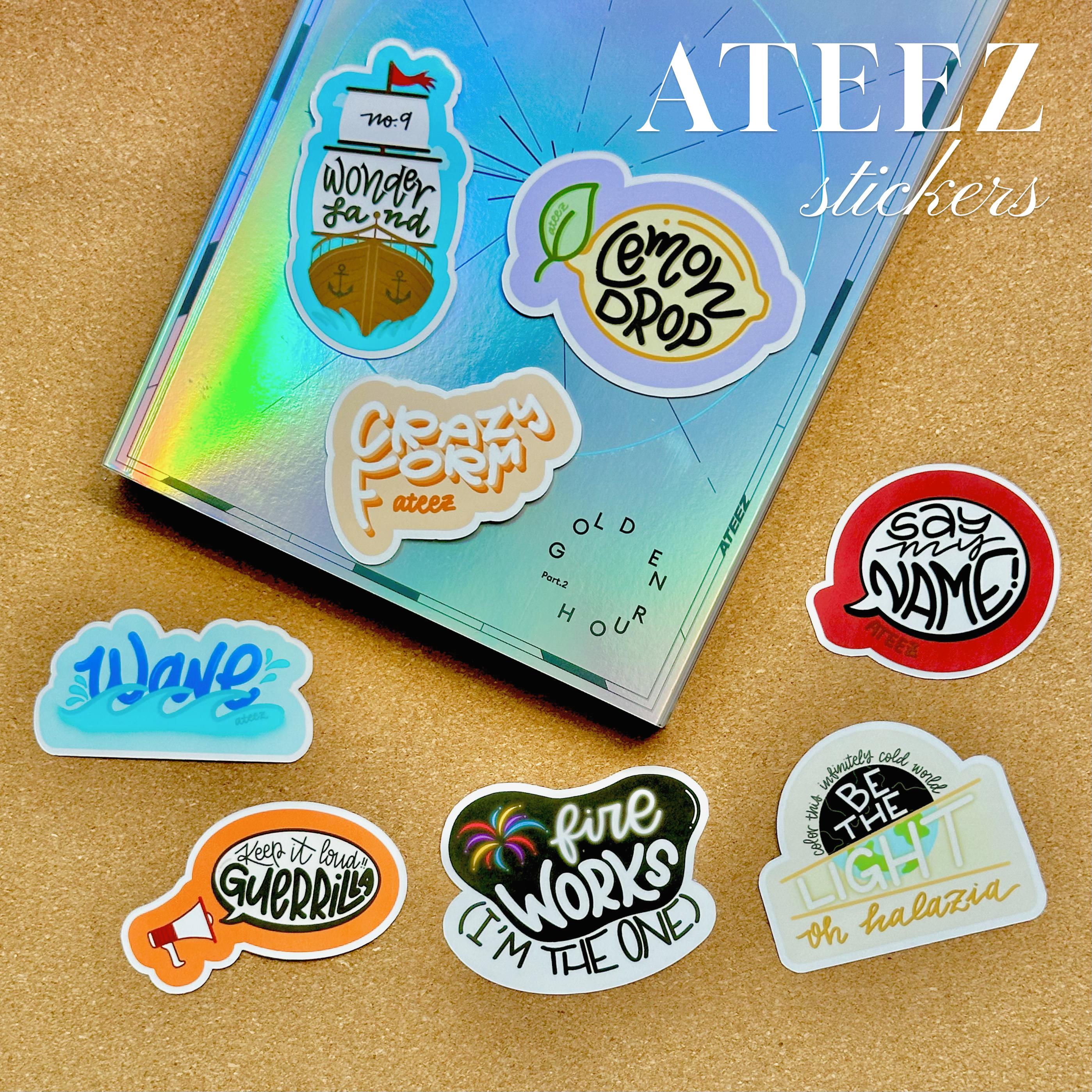 ATEEZ ソンファ IN YOUR FANTASY ポラロイド ステッカー Ateez in Your Fantasy Sticker - Etsy