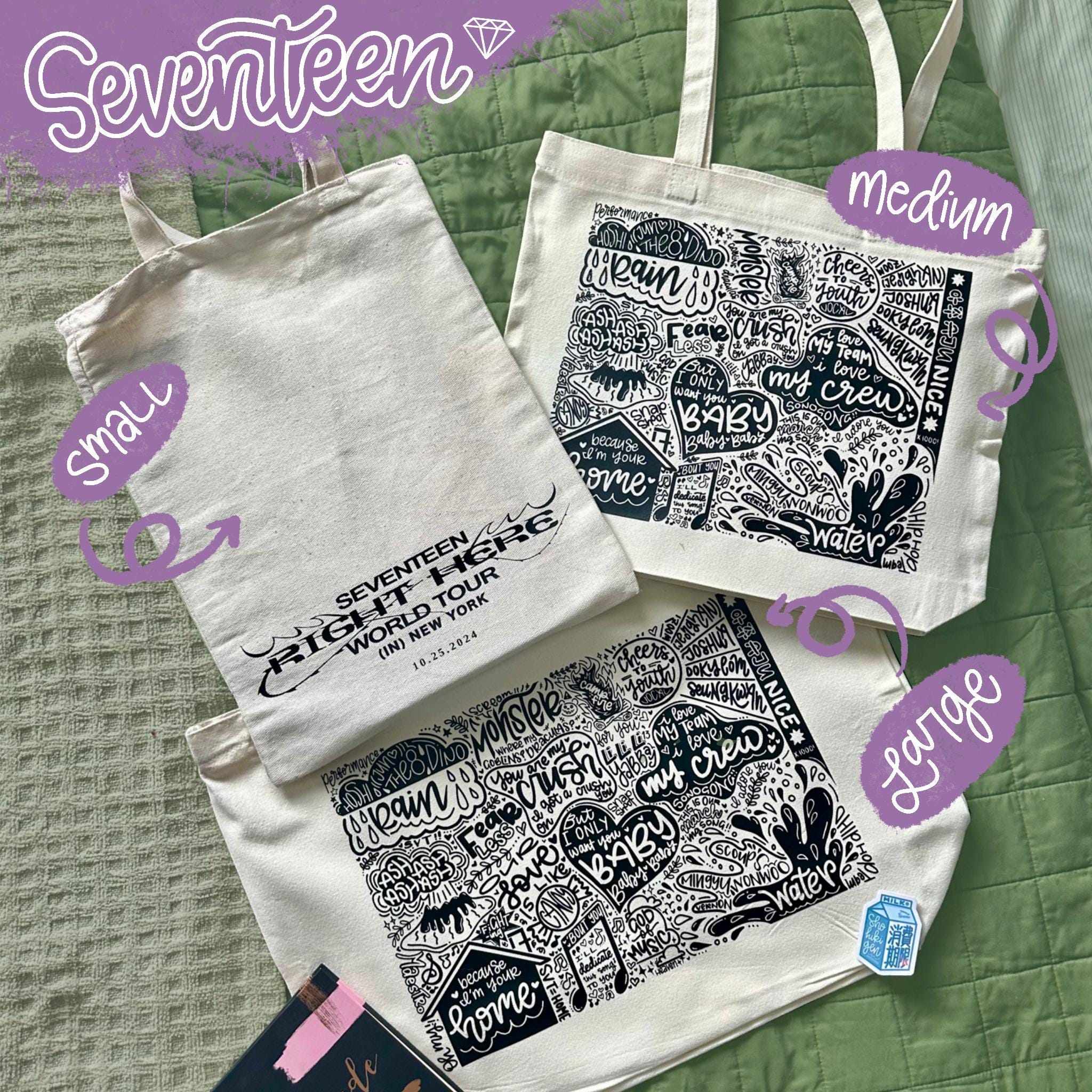 Seventeen Right Here World Tour Tote Bag - Etsy