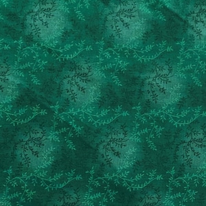 108&quot; wide All Cotton Quilt backing fabric Ivy on variegated background 4 shades of green Stash builder (sold BTY) Clothing Home Decor Cape