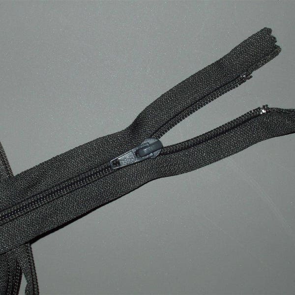 135" Extra Long Zipper Heavy Duty Polyester Coil XXL in Navy, Dark Gray, Gray or Black (Specify color)