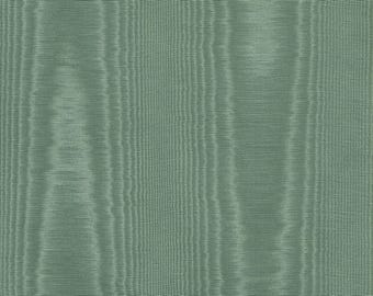 Tissu polyester moiré vert printanier 54" de large (vendu en BTY) Vêtements de décoration intérieure épais