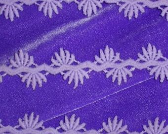 1" wide Vintage Lavender Lace Trim 1" wide Made in England (sold BTY) Unusual