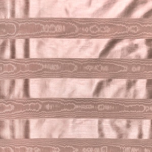 May include: Close-up of a fabric with a striped pattern. The fabric has a light pink background with horizontal stripes in a slightly darker shade of pink. The stripes have a textured, wood-grain-like appearance, creating a subtle contrast.