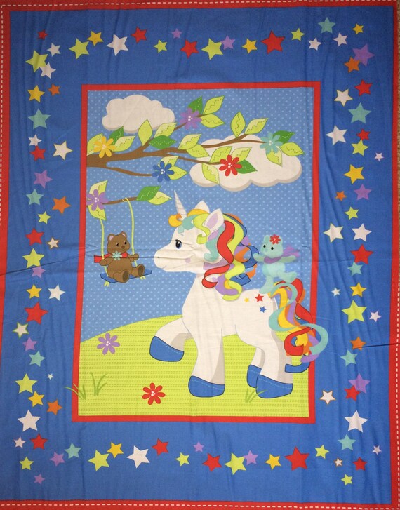100 katoenen stoffen paneel ongeveer 36 x 44 Childrens Baby Crib